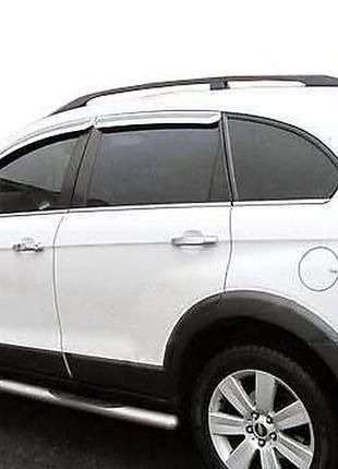 Бічні труби (2 шт., нерж) ø42 для chevrolet captiva 2006-2019рр