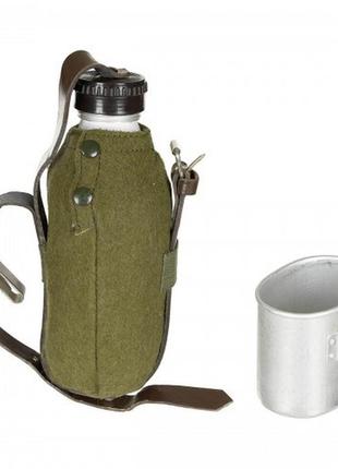 Фляга с котелком mfh 633020 (1л)