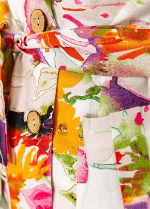Костюм женский с цветочным принтом, цвет разноцветный, 115r04515 фото