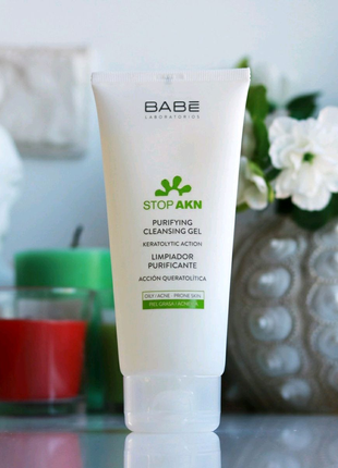 Очищающий гель babe laboratorios stop akn purifying1 фото