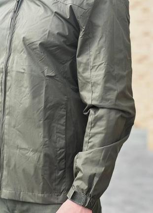Армійська військова тактична куртка дощовик ( олива / койот ) ( m - xxl )8 фото