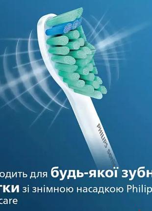 Сменные насадки для звуковой зубной щетки philips sonicare c1 proresults 2 шт3 фото