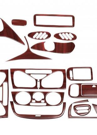 Накладки на панель (hartman) светлый шпон для fiat albea 2002-2024 гг