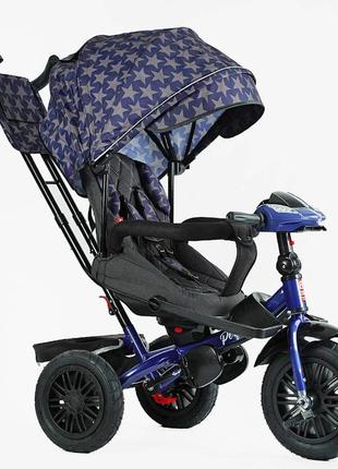 Детский трехколесный велосипед с надувными колесами и поворотным сиденьям besttrike perfetto 8066 / 208-233 фото