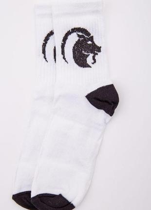 Женские белые носки, с принтом, 167r520-5