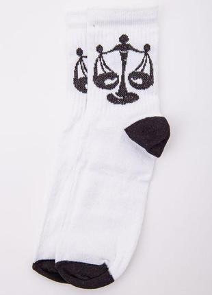 Женские белые носки, с принтом, 167r520-2