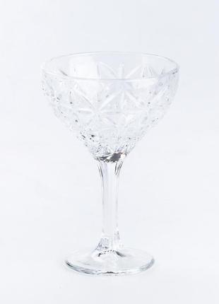 Бокал для мартини стеклянный прозрачный набор 6 штук2 фото