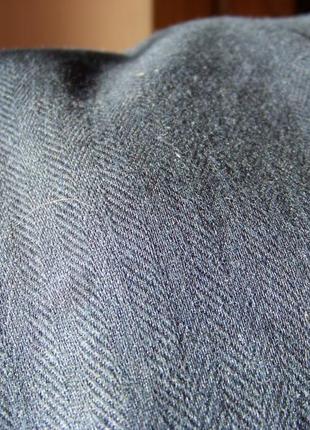 Брюки темно синие трикотаж с шерстью мягкие осенние soon 12 размер7 фото