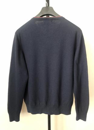 Porches 48-50 шерсть синій светр, джемпер з мисом2 фото