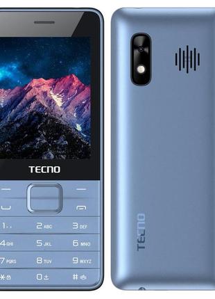 Мобільний телефон tecno t454 2.8" 2sim, 1500 mah, blue