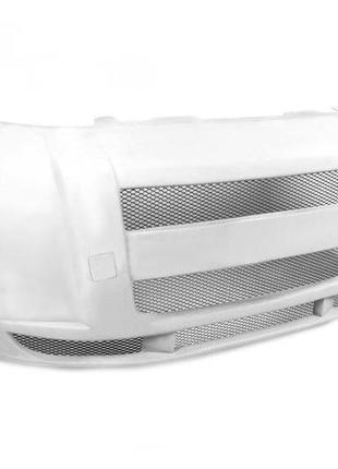 Накладка на передний бампер v1 (под покраску) для peugeot bipper 2008-2024 гг