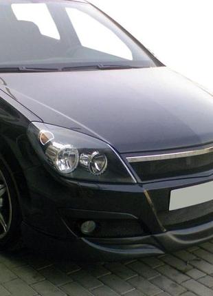Передняя нижняя юбка hb v1 (под покраску) для opel astra h 2004-2013 гг