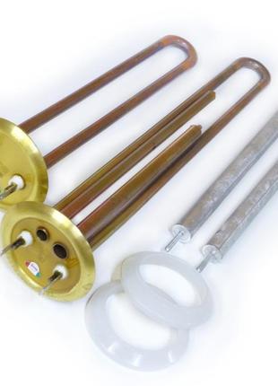 Тен для бойлера термекс thermex (ремкомплект з анодами и прокладками) 700вт, 1300вт, італія