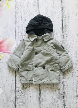 Крута пальто куртка з капюшоном vertbaudet 12мес
