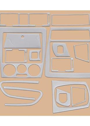 Накладки на панель (2000-2024) алюміній для skoda octavia i tour a4