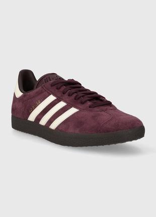 Замшевые кроссовки adidas originals gazelle4 фото