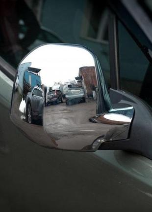 Накладки на дзеркала (2 шт, пласт) carmos, 2008-2012 для peugeot partner tepee рр