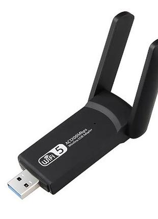 Двухдиапазонный usb 3.0 wi-fi 5 (ac) адаптер 2.4/5ghz 1300 mbps