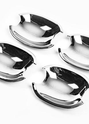 Накладки под ручки (4 шт, пласт) для peugeot 307