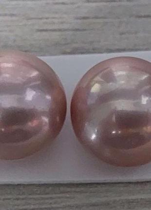 Жемчуг эдисона 1 пара aaa  11.35 - 11.45  мм