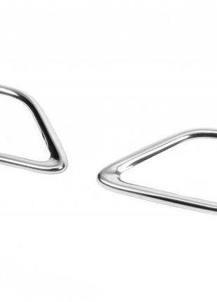 Окантовка протитуманок 2015-2024 (2 шт., нерж.) для fiat doblo iii рр