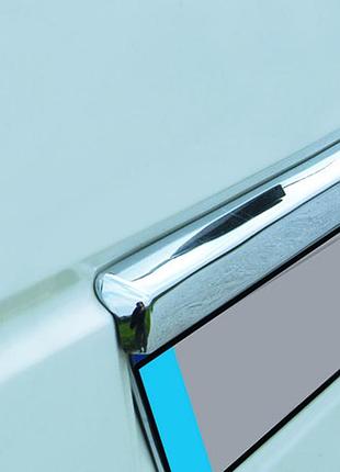 Хром над номером (нерж) двері ляда. omsaline - італійська нержавійка для volkswagen t4 transporter