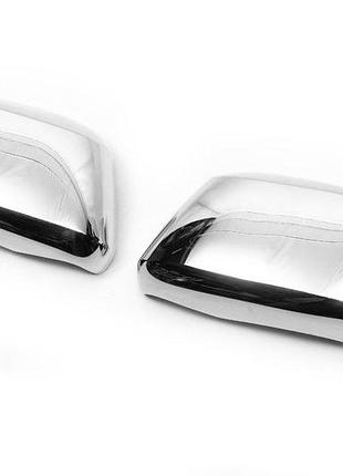 Накладки на зеркала (2 шт, нерж.) для nissan pathfinder r51 2005-2014 гг