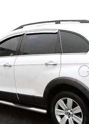 Бічні труби (2 шт., нерж) ø51 для chevrolet captiva 2006-2019рр