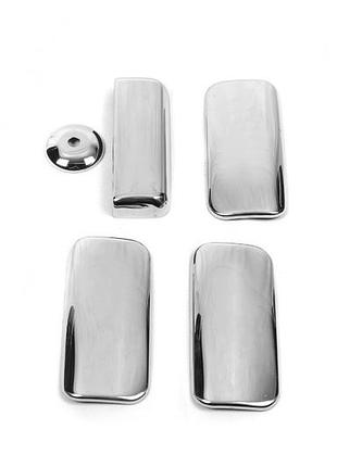 Накладки на ручки (нерж) 3 двери, omsaline - итальянская нержавейка для ford transit 2000-2014 гг