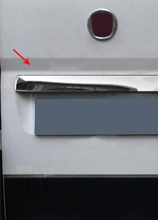 Хром планка над номером (нерж.) carmos - турецкая сталь для fiat ducato 2006-2024 и