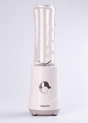 Блендер портативный стакан для смузи 260 вт с емкостью 0,4 л sokany bl-709a ku-22