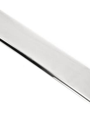 Накладка над номером двері ляда (нерж) без напису, omsaline - італійська нержавейка для volkswagen t5 2010-2015 рр