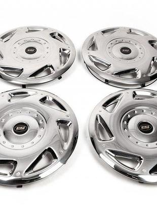 Колпаки из нержавейки (4 шт) для citroen jumpy 2007-2017 гг