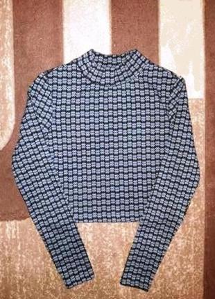 Теплий трендовий кроп топ туреччина розмір