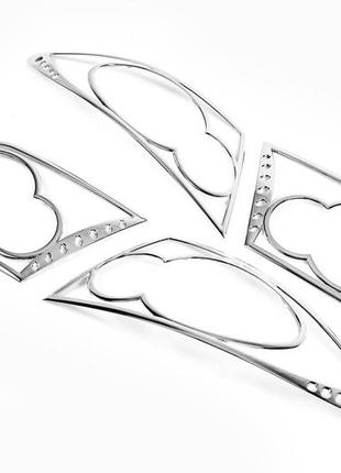 Накладки на стопы (2 шт, пласт) для mazda 6 2003-2008 гг