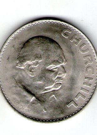 Великобритания 1 крона 1965 год черчиль