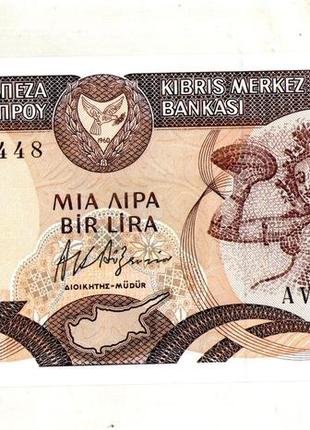 Кіпр / кипр - 1 pounds-фунт(ліра) 1994  uns №212