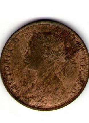 Новая скотия(шотландия) канада 1 цент 1864 виктория