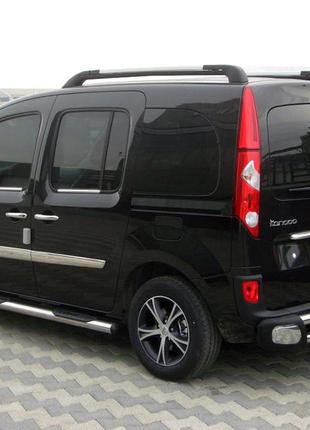 Бічні труби (2 шт., нерж.) 51мм, коротка база, без пластикових вставок для mercedes citan 2013-2024 рр