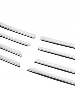 Накладки на решетку с 2001-2007 (8 шт, нерж) для opel vivaro