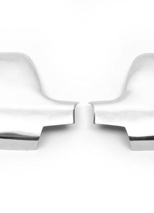 Накладки на дзеркала 2008-2012 (2 шт., нерж.) для peugeot partner tepee рр