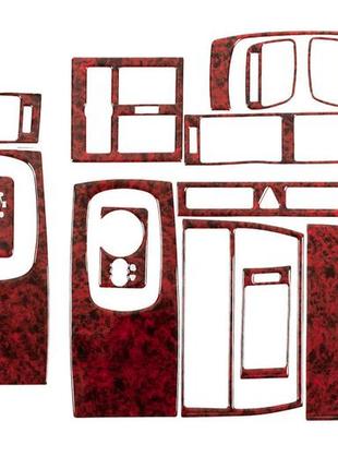 Накладки на панель темне дерево для ауди a6 c5 2001-2004 рр