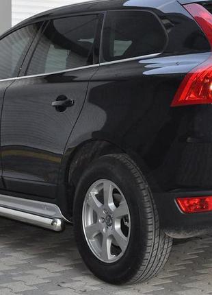 Бічні труби bb004 (2 шт, нерж) для volvo xc60 2009-2017 років