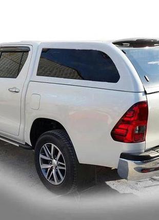 Боковые пороги rainbow (2 шт., алюминий) для toyota hilux 2015-2024 гг