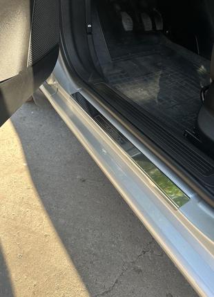 Накладки на пороги carmos v1 (4 шт, нерж.) для fiat linea 2006-2018 гг