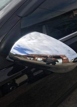 Накладки на зеркала (2 шт, пласт.) для nissan qashqai 2010-2014 гг