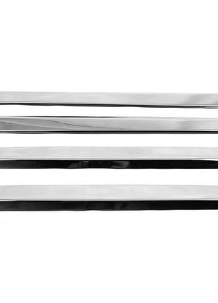 Молдинг дверной (4 шт, нерж) sedan, omsaline - итальянская нержавейка для opel astra h 2004-2013 гг