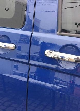 Накладки на ручки (нержавейка) 4 штуки. carmos - турецкая сталь для volkswagen t5 2010-2015 гг