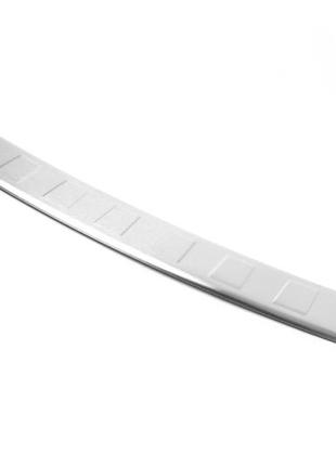 Накладка на задній бампер omsaline (hb, нерж) для volkswagen polo 2010-2017 рр