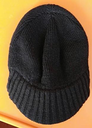 Шапка кепі кепка для дівчинки 3-6л 49-52см чорна